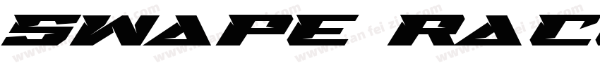 Swape Race Demo regular字体转换